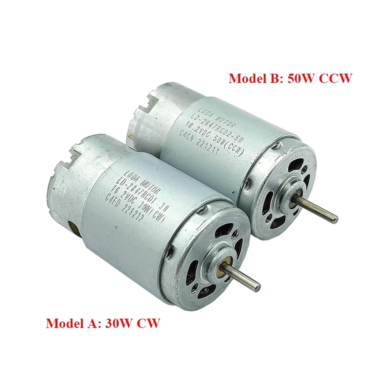 Moteur Électrique RS-395 28 Mm CC 12 V 14,4 V 16,2 V 18 V 24 V, Moteur À