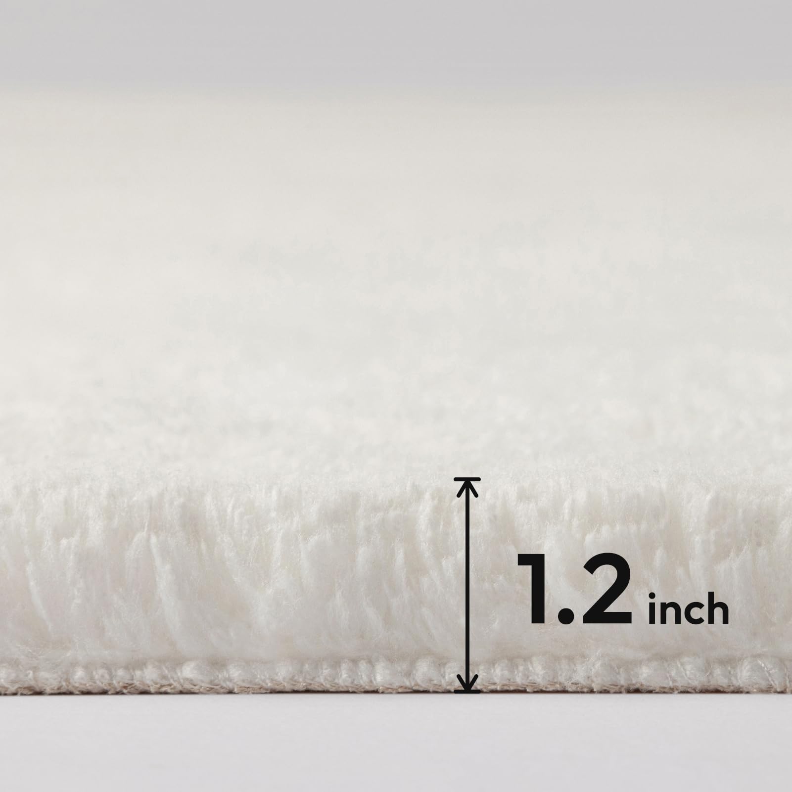 Ashler HOME DECO Ultra weicher Kunst-Kaninchenfell-Überzug für Stuhl/Couch, für Schlafzimmer, Boden, Sofa, Wohnzimmer, grau, 61 x 91 cm