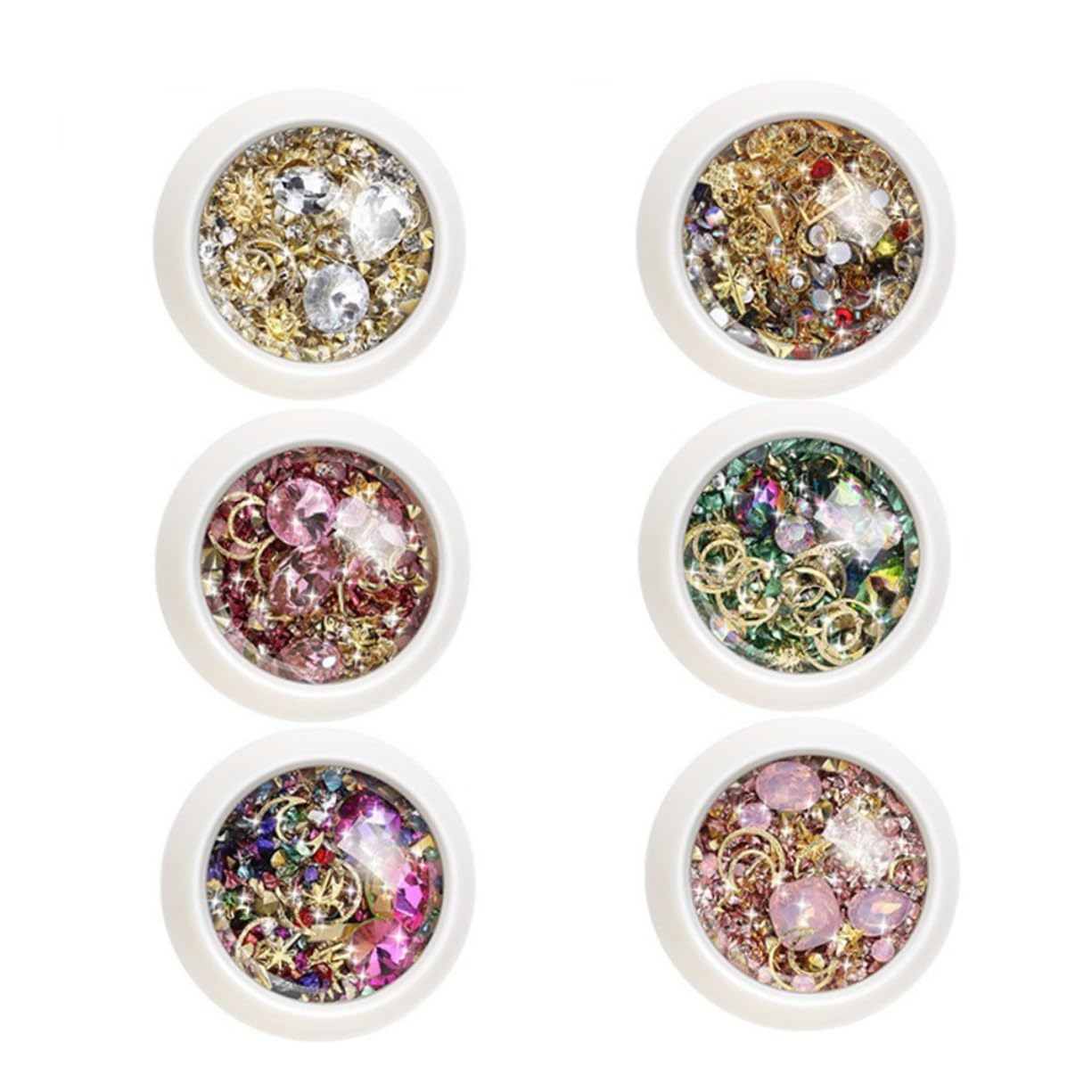 18 Set Accessori per Nail Art con Decorazioni Manicure Te per Unghie Artificiali e Naturali Materiali Leggeri e Resistenti per Donne e Appassionate Unghie