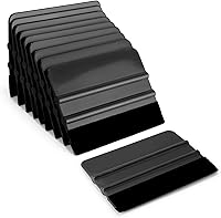 Vista 9 de EHDIS 10 unidades de espátula de vinilo de 4 pulgadas para coche, aplicador de calcomanías, tinte de ventana, herramienta de alisado con borde