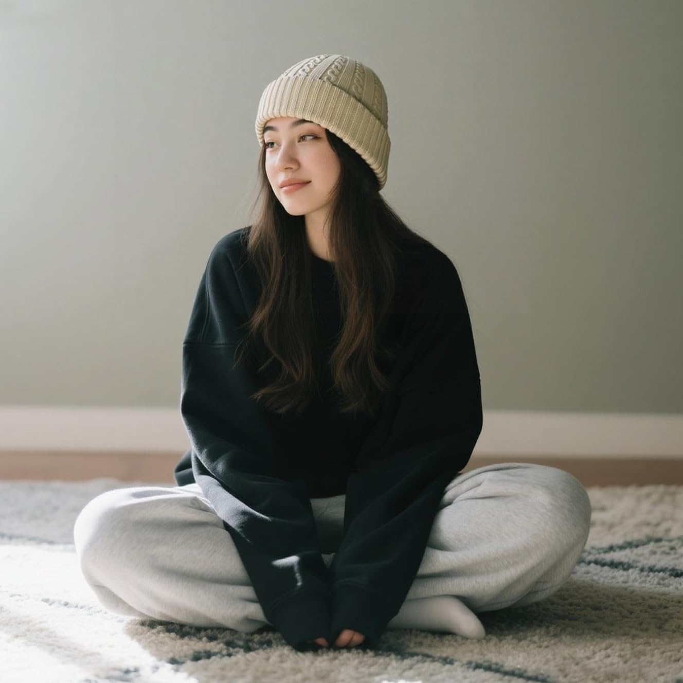 Knitted Cuffed Beanie Cap for Men/Women, Unisex Soft Warm Winter Hat Stocking Skull Cap - Image 6