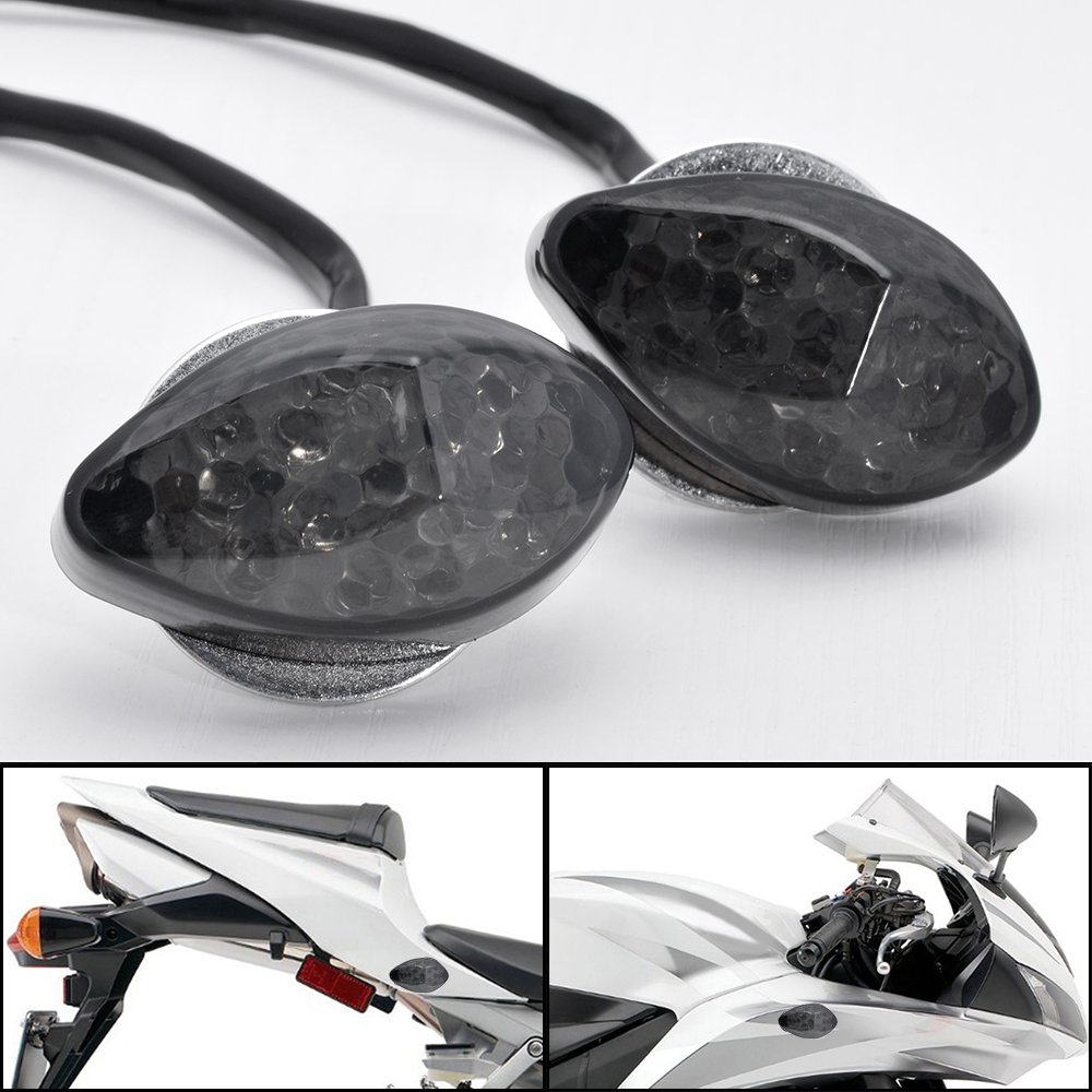 SMT-Turn Signal Led Lights Mirrors Compatible With Honda Cbr 600 F4 900 929 954 Cbr1000 Cd [B00RW3FD0K]
