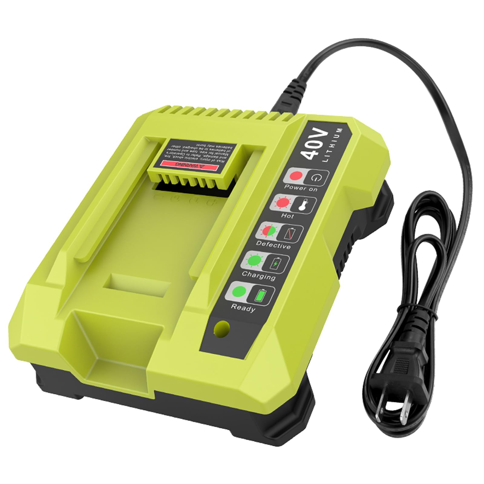 ANTRobut Fast Charger for Ryobi 40V OP404 OP401 OP406A Compatible with Ryobi 40v Lithium Battery OP4015 OP4026 OP4026A OP4030 OP4040 OP4050 OP4050A OP40601