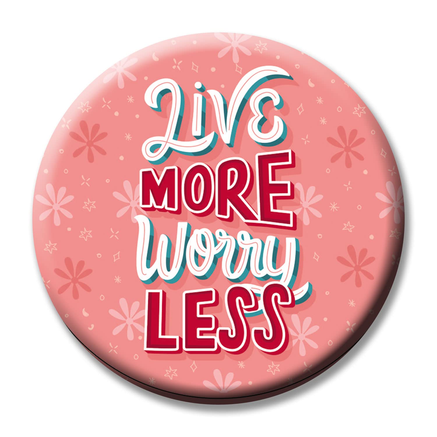 Funky Fashion Badges Set Of Six - Gift for Birthday, Travelers, Party - Gift for SIster, Brother, Friend, Relative, Family