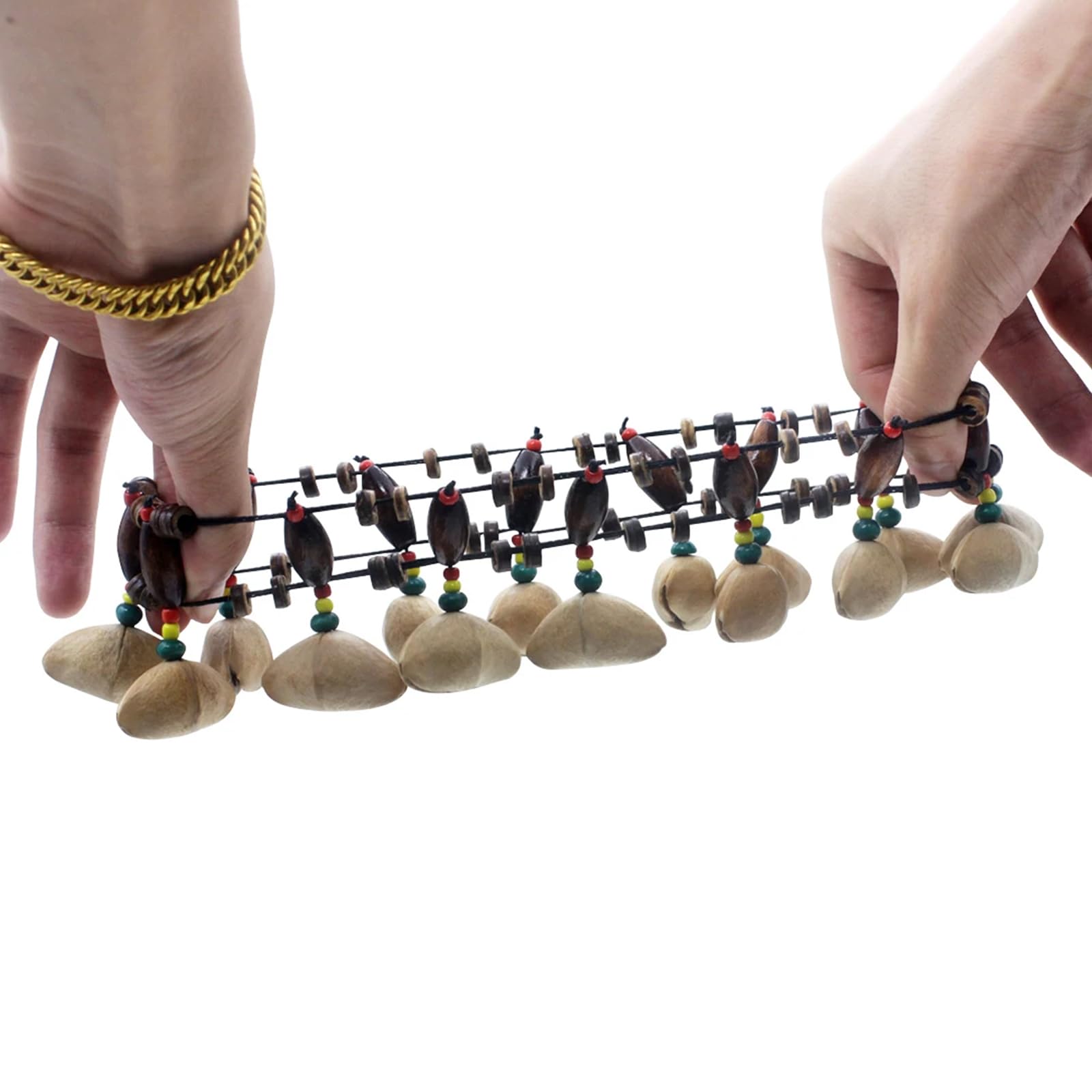 Nutshell Handglocken, Musikzubehör, Handglocke, handgefertigt, künstlerischer Shaker, tragbare Musikglocken, geeignet für verschiedene Anlässe