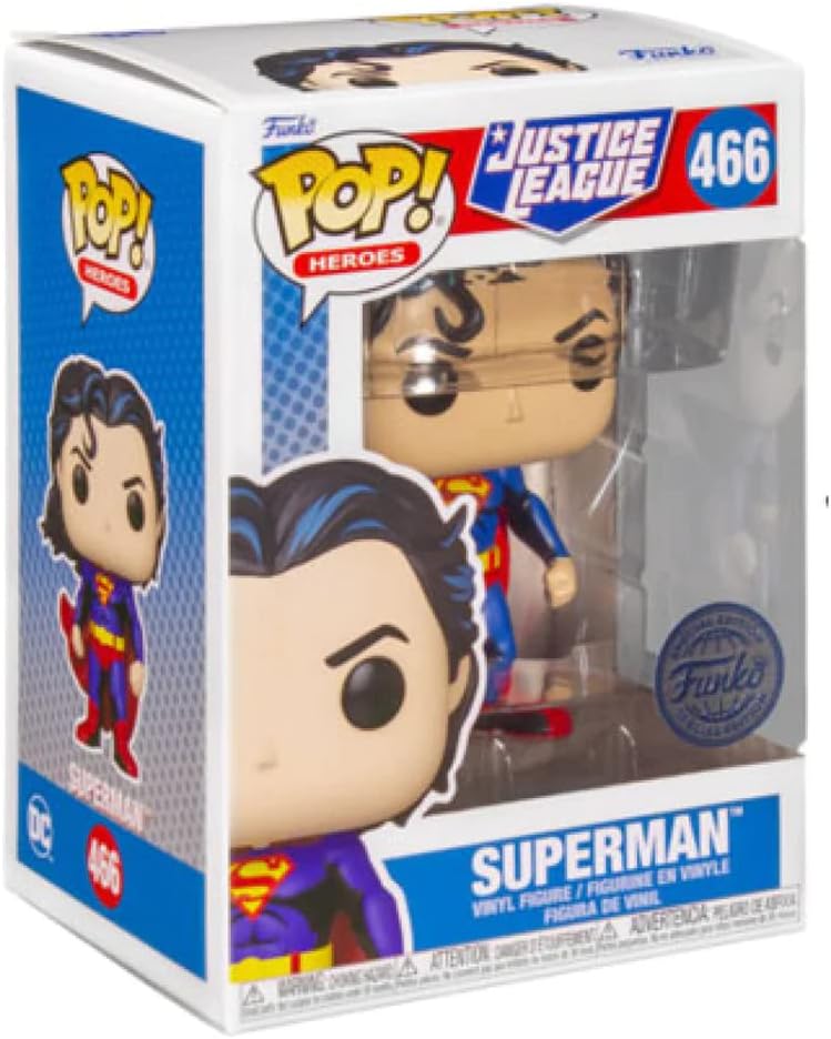 Justice League Superman Pop! Vinyl Collectible Figure Limited Edition Exclusive