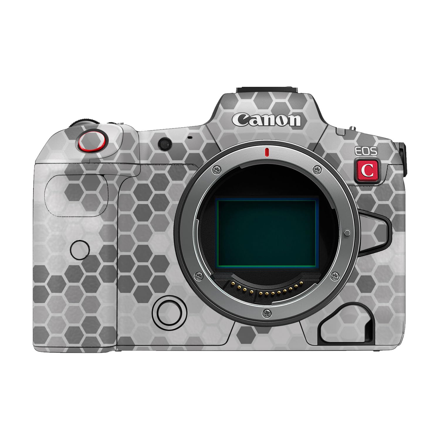 Camera Skin Compatible with Canon EOS R5C (2022) - Camo Hexadots - Premium 3M Vinyl Protective Wrap Decal Cover - Easy to Apply | Crafted in the USA by MightySkins