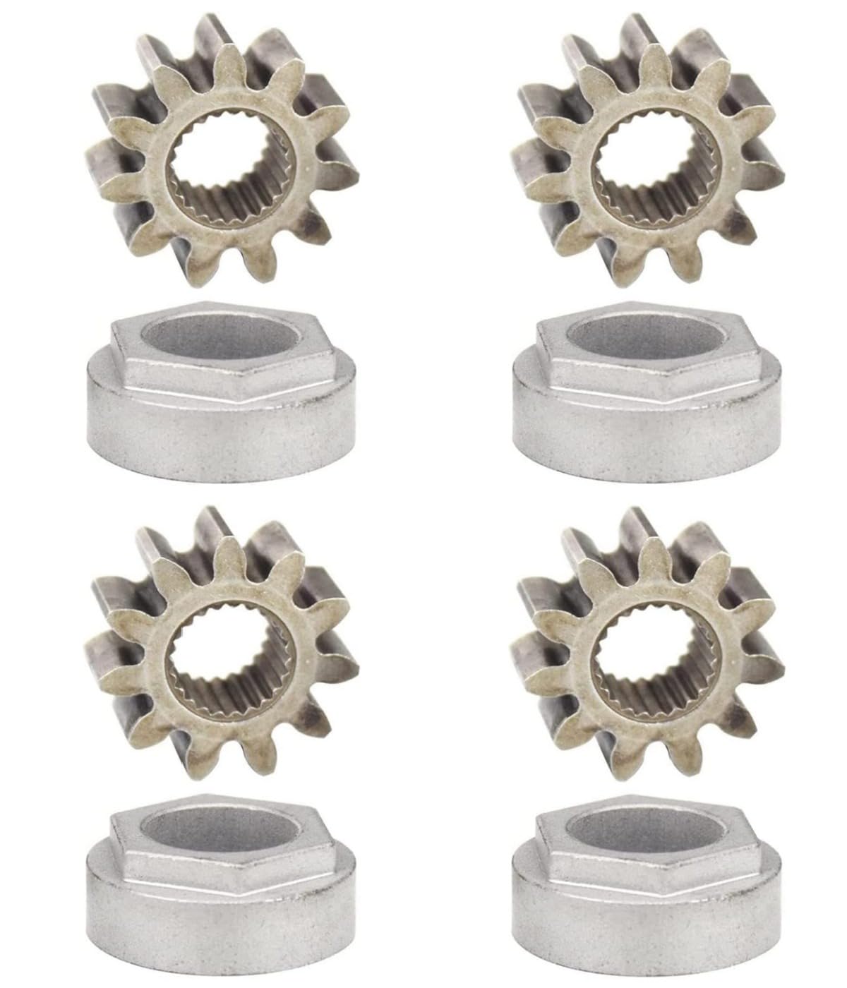 Piñón de dirección metálico 112-086 y buje 112-6098 para modelos 717-1554 y 741-04237A, kit de 8 piezas 6