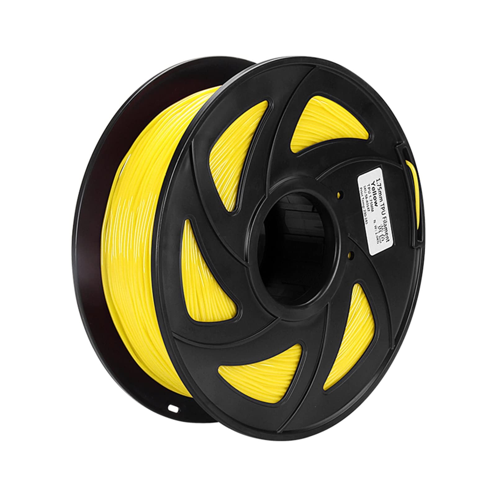Filament PLA, Filament for imprimante 3D, 1 kg, flexible, 1,75 mm, consommables souples, matériaux d'impression 3D en plastique(Yellow 1kg)