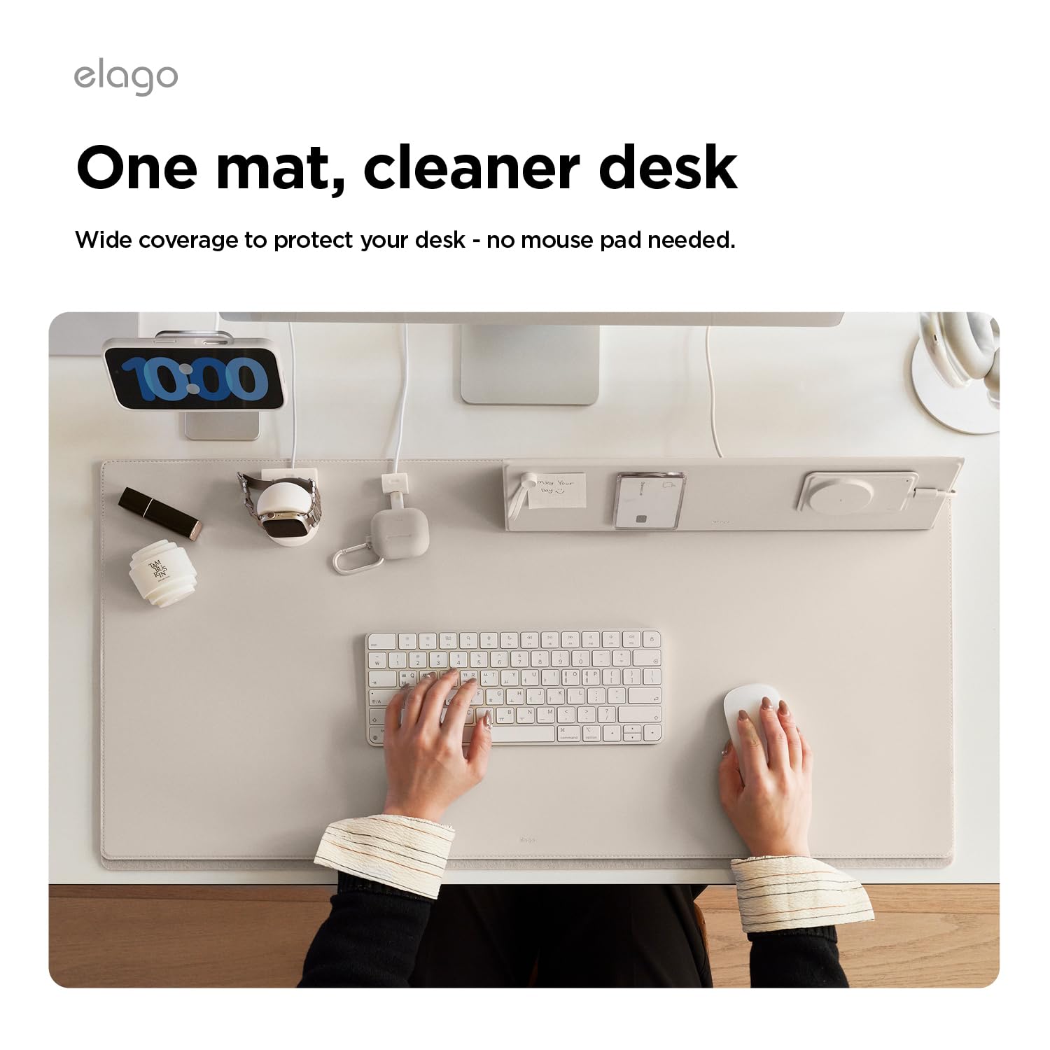 elago Tappetino da Scrivania Magnetico Smart, Sottomano Impermeabile