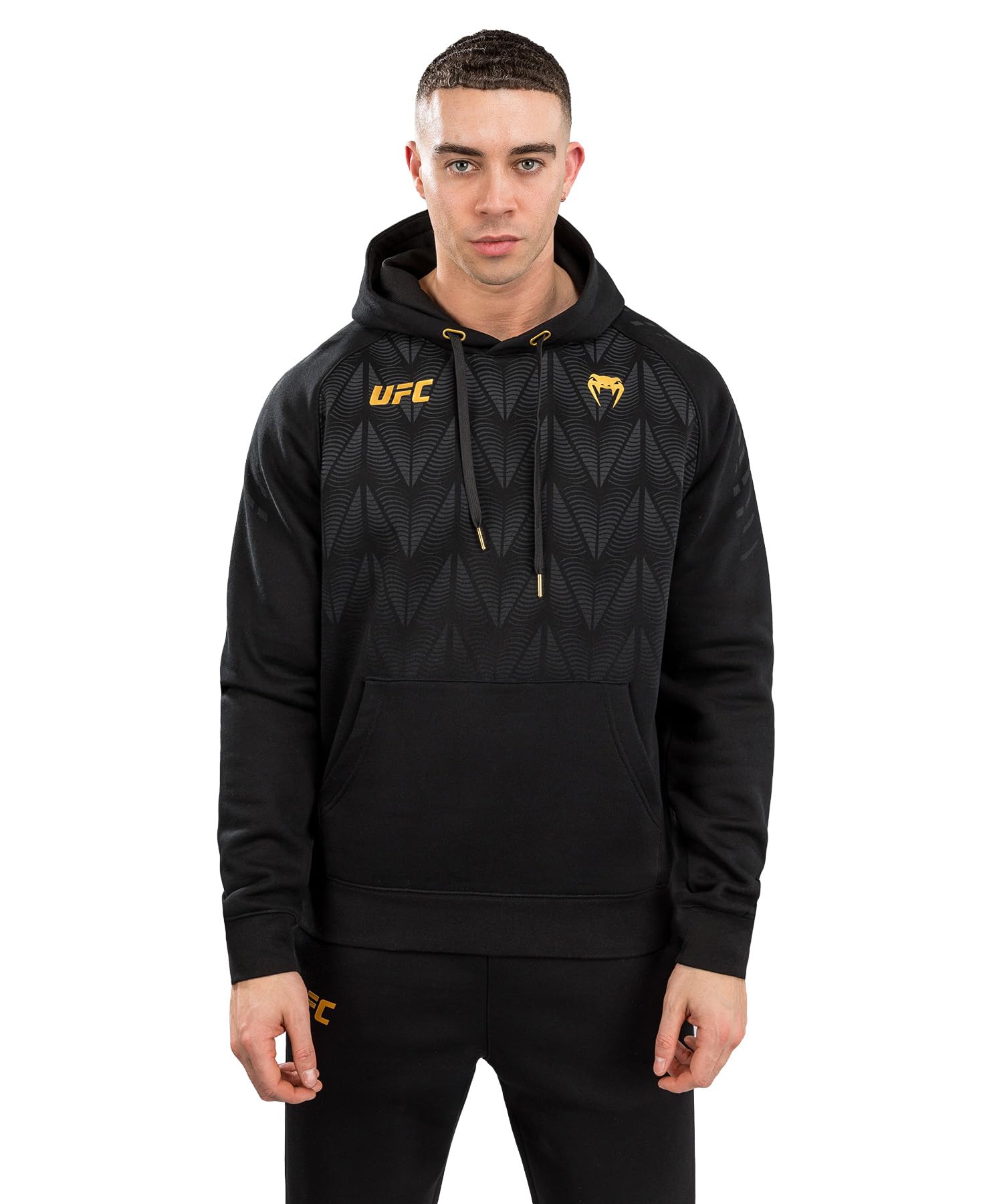 Venum UFC Zenith Men’s Replica Champion Pullover Hoodie - L Black/Gold