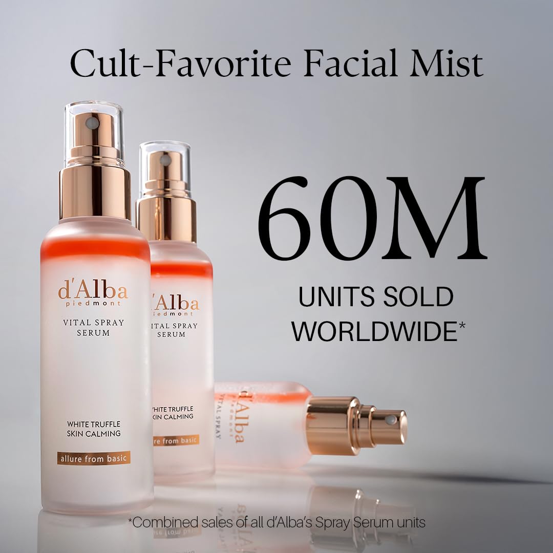 d'Alba White Truffle Vital Spray Serum 100 ml Sakinleştirici Nemlendirici Sprey Serum