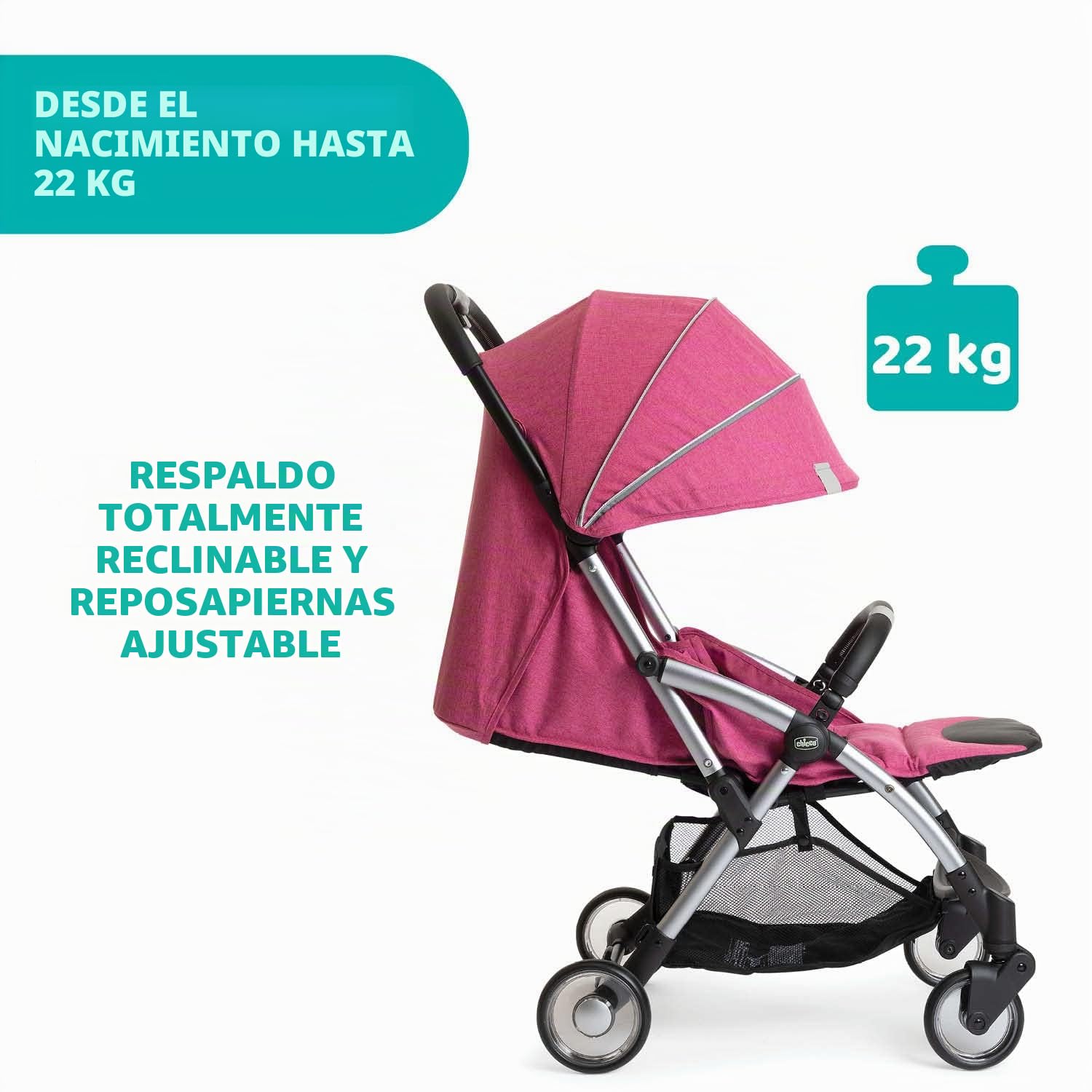 Sillas de paseo marca CHICCO. Modelo Silla De Paseo Goody Plus Pink