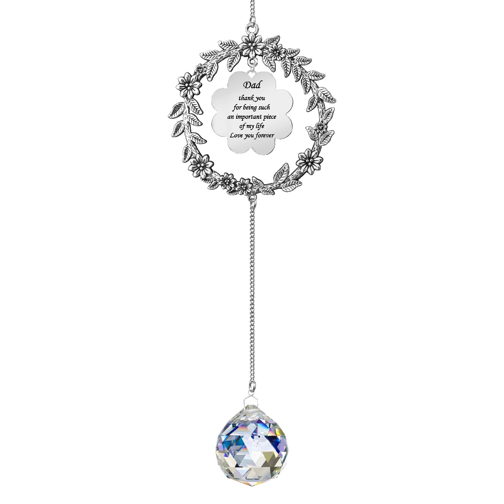 Thank You Gifts for Dad,Suncatcher Birthday for Men,Sun Catcher Gifts for Dad Christmas Birthday Thanksgiving