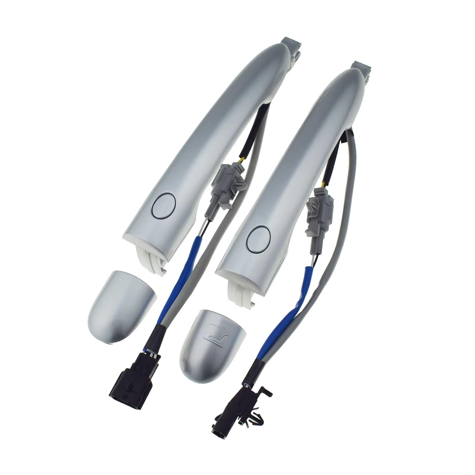 ZJYZYQ Car Sliding Outer Door Handle for Koleos 2009-2018 Front Rear Left Right Outside Door Handle(Front Left Right)
