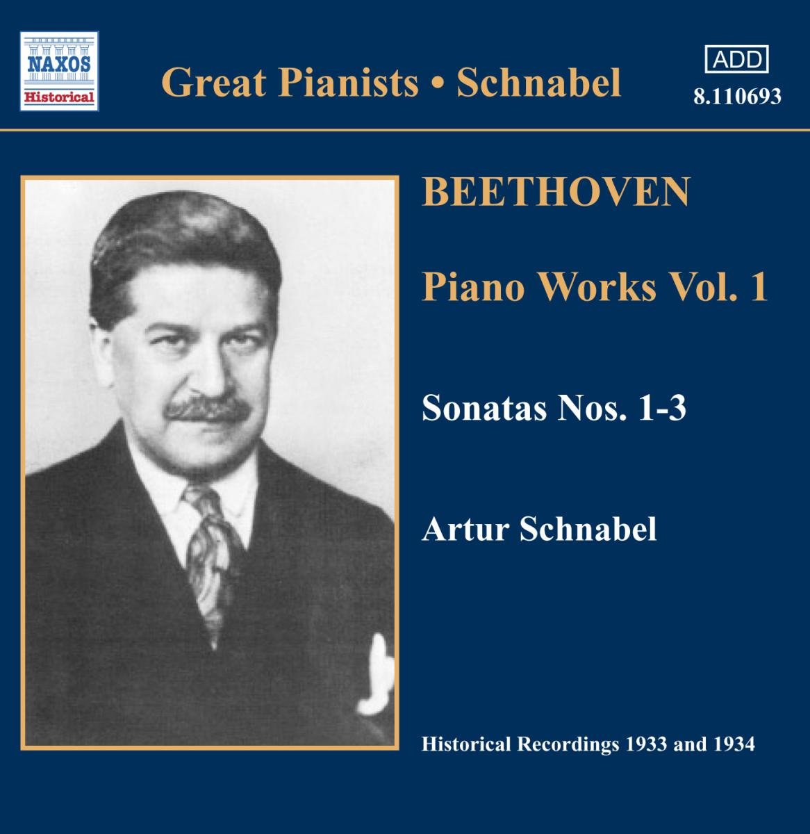 BEETHOVEN: Piano Sonatas Nos. 1-3