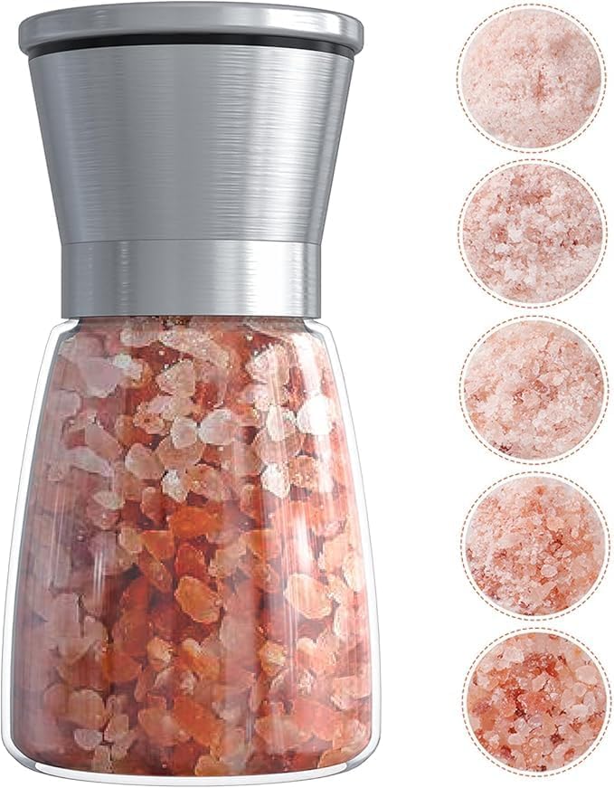 Image of ELEGAR Big Pepper Grinder or Salt Grinder, Best Spice Mill with Ceramic Blades, Adjustable Coarseness Professional Grade Heavy Duty High Output Pepper Mill (mini paperr Mill)