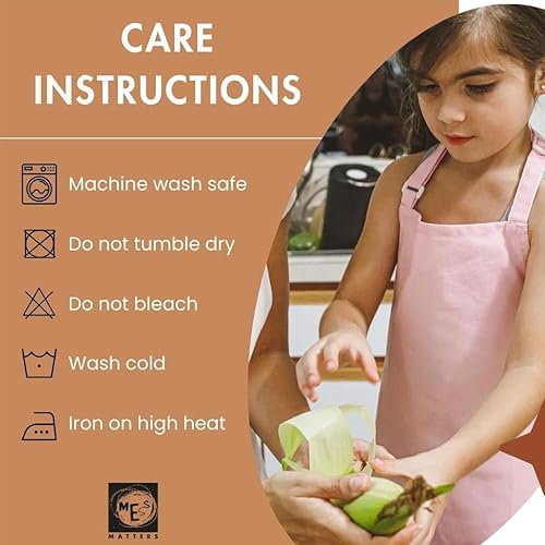 Miniatura 5 de Delantal de cocina de algodón, delantal de cocina con bolsillos, delantal de longitud completa para hombres y mujeres, delantal unisex