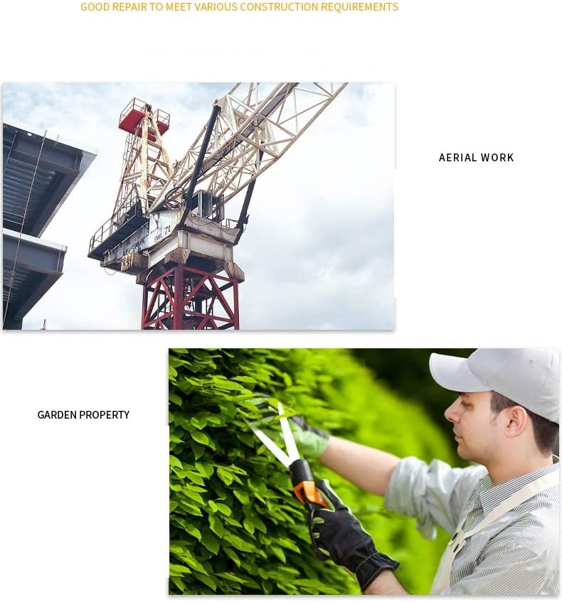 Miniatura 6 de Utoolmart Bolsa de herramientas profesional, bolsillos de lona Oxford, organizador de herramientas resistente, cinturón de trabajo totalmente