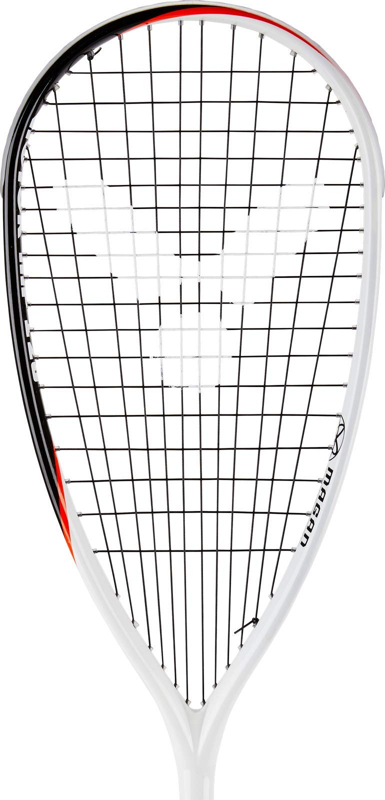 Victor MP 120 Squash Racket, 140 g, Head Heavy Balance with Teardrop/Open Throat headform, Strung, Racket Cover Included
