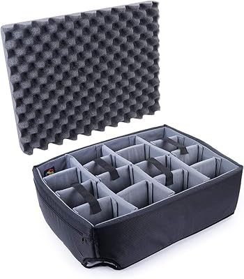 Grey ColorCase Padded dividers to fit The Pelican 1560 case.