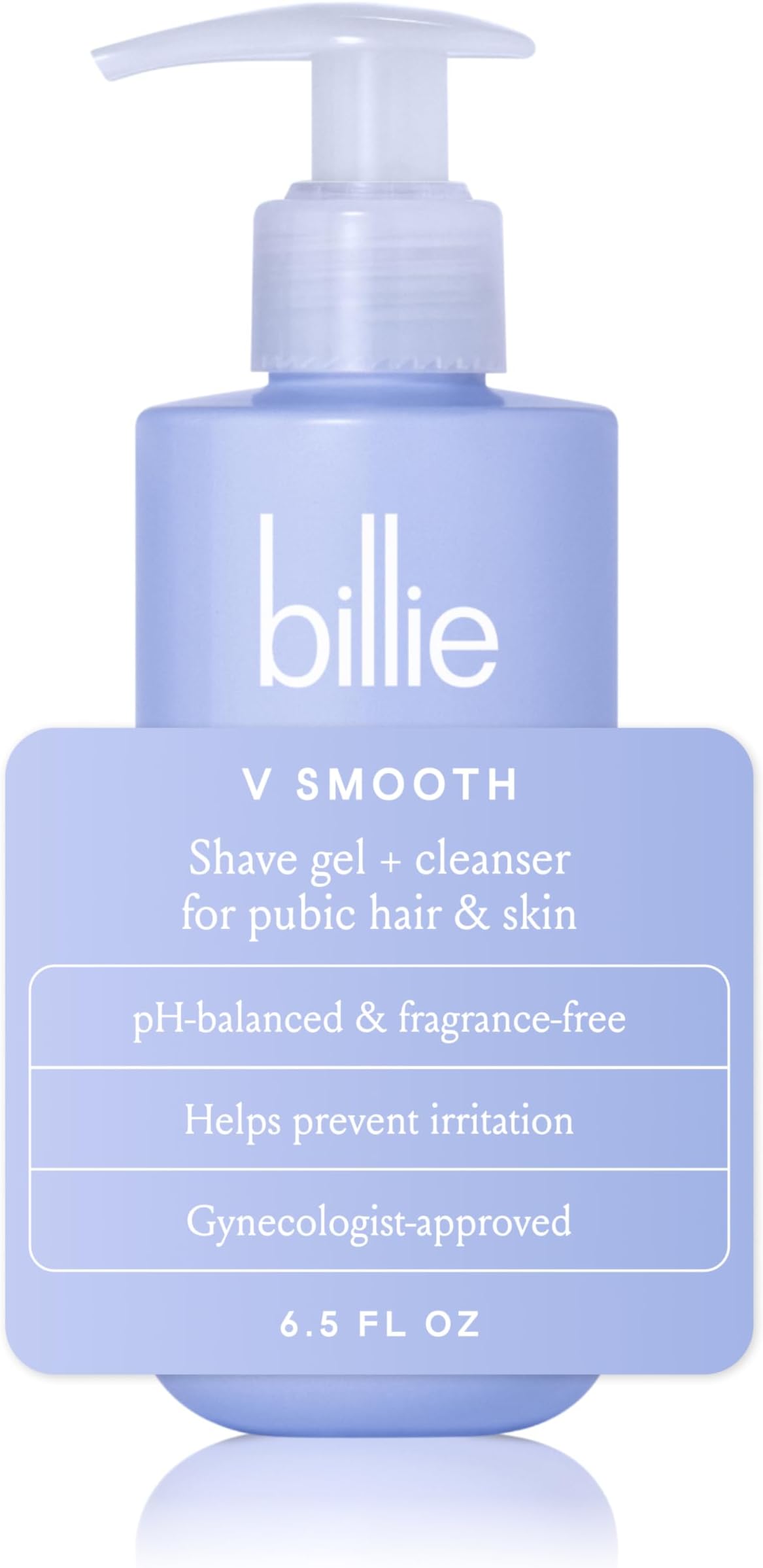 V Smooth - Shaving Gel + Cleanser for Crotch Hair and Skin - pH Balanced - Odourless - Gynecologist Approved - 184g