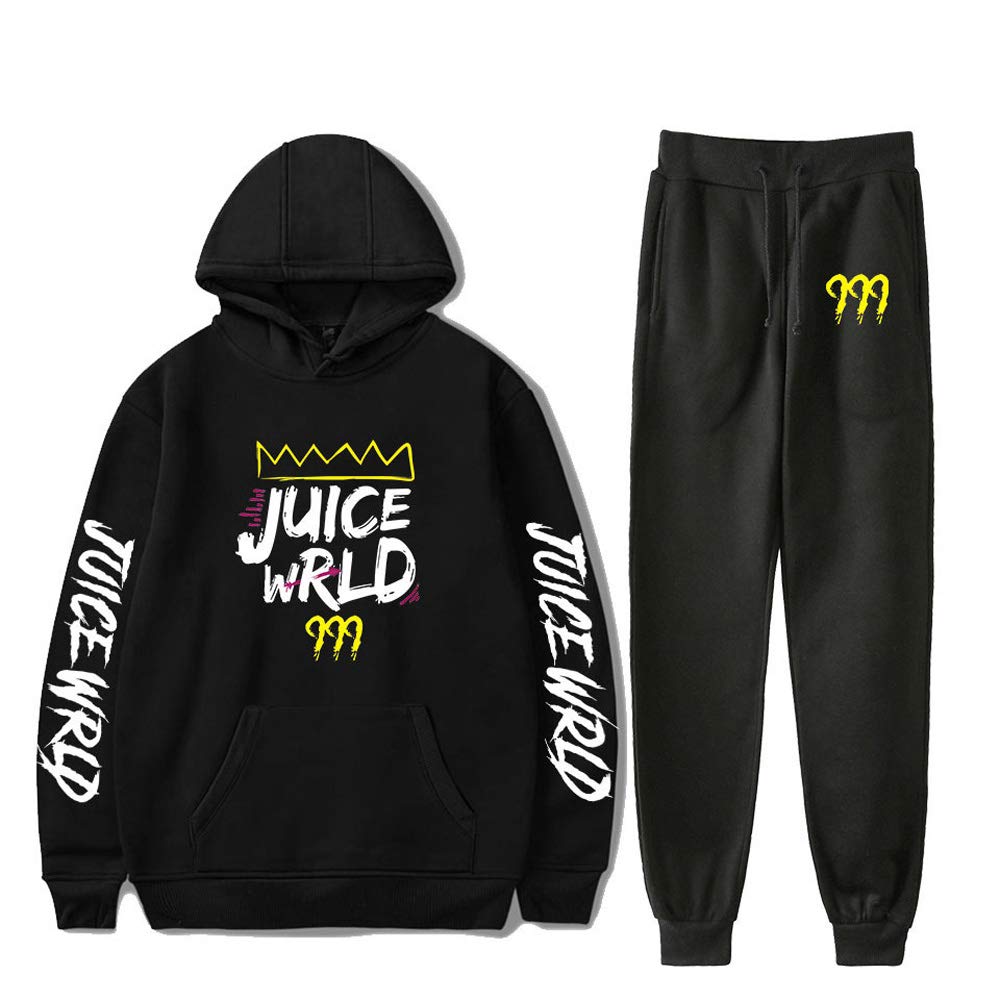 R I P Rapper Juice Wrld Hoodies Suit Sweatshirts Trousers