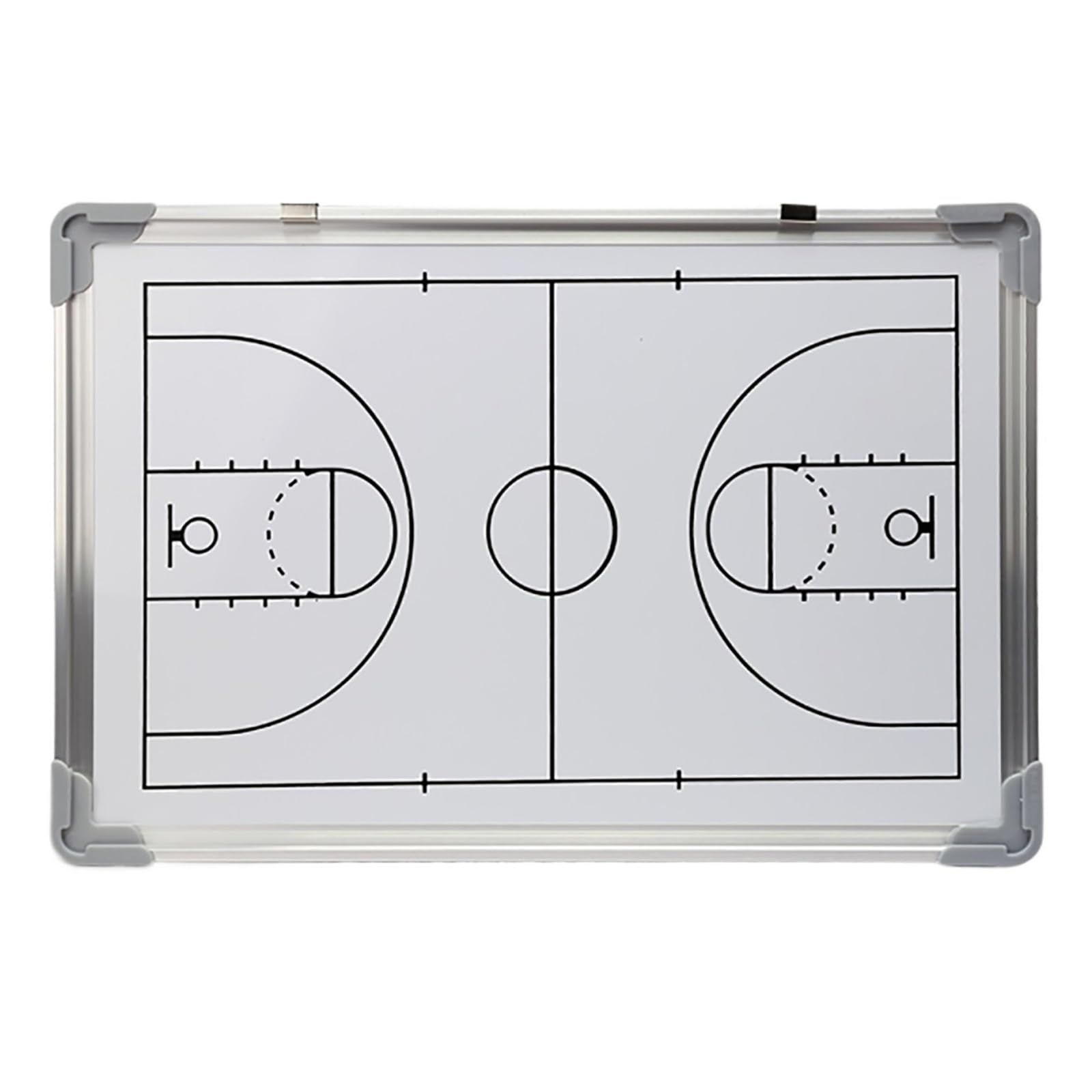 Basketball-Taktiktafel, Magnettafel-Set, Aufhängbares Design, Langlebiges Material, Glatte Schreiboberfläche, Leicht zu Tragen, als Lehr-/Wettkampfwerkzeug
