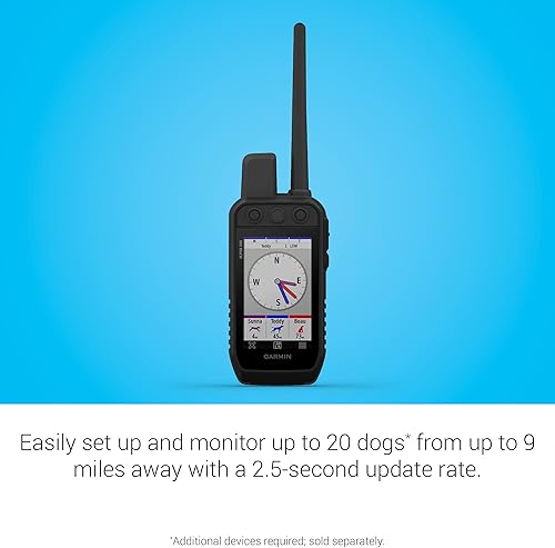 Miniatura 4 de Garmin Alpha 200 Handheld, Simple, Accesible y Rápido Seguimiento y Entrenamiento para Tus Perros, Pantalla Táctil Capacitiva de 3.5" Legible a la