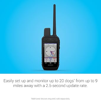 Garmin Alpha 200 Handheld, Simple, Accessible and Fast Tracking and Training for Your Dogs, Sunlight-readable 3.5 Capacitive Touchscreen