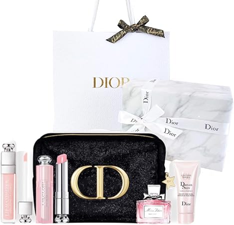 Amazon セット品 ギフトラッピング済み 正規ショップバッグ付 Dior ディオール ホリデーオファー ポーチ リップマキシマイザー リップグロウ ミスディオール 乳液 ギフトセット クリスマスコフレ コフレ ホワイトデー お返し 母の日 バレンタイン Dior