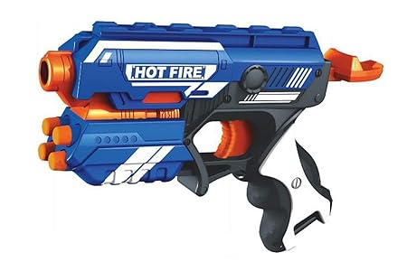 Toyshine Foam Blaster Gun Toy, Safe And Long Range, 10 Bullets – Multicolor at Rs. 269