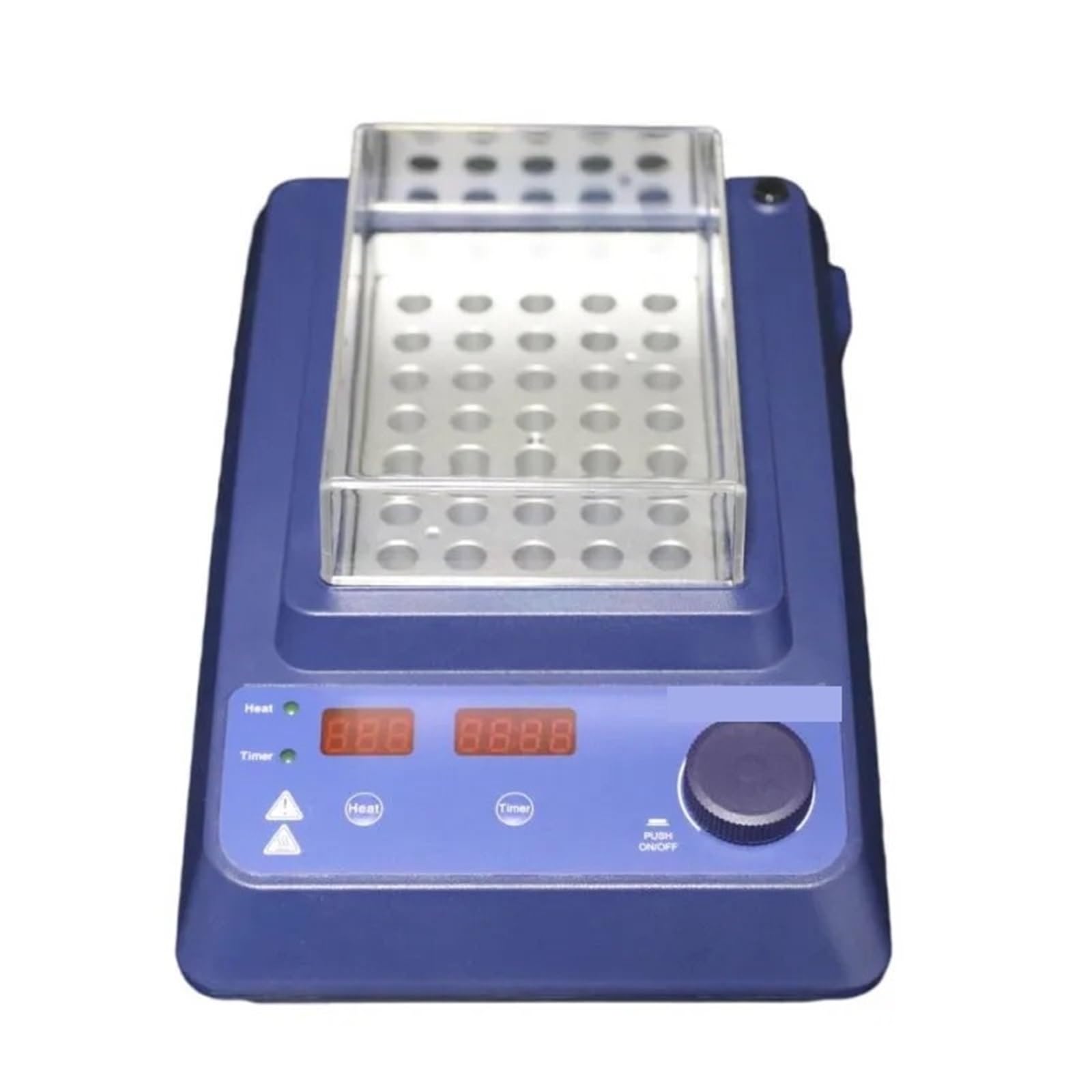 Centrifuge Machine, Dry Bath 120℃ PCR Heating Incubator Mini Lab Thermostat 0.2/0.5/1.5/2/5/15/50ml Laboratory Heating Equipment(0.5ml Tubes 40holes)