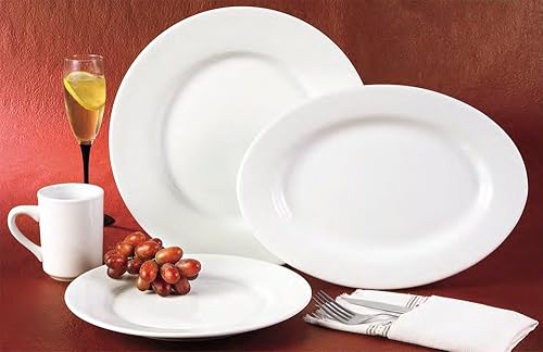 Miniatura 10 de CAC China CTC-45-P Taza de té de porcelana estilo chino de 4.5 onzas, 2-78 x 2-38 pulgadas, súper blanco, caja de 36