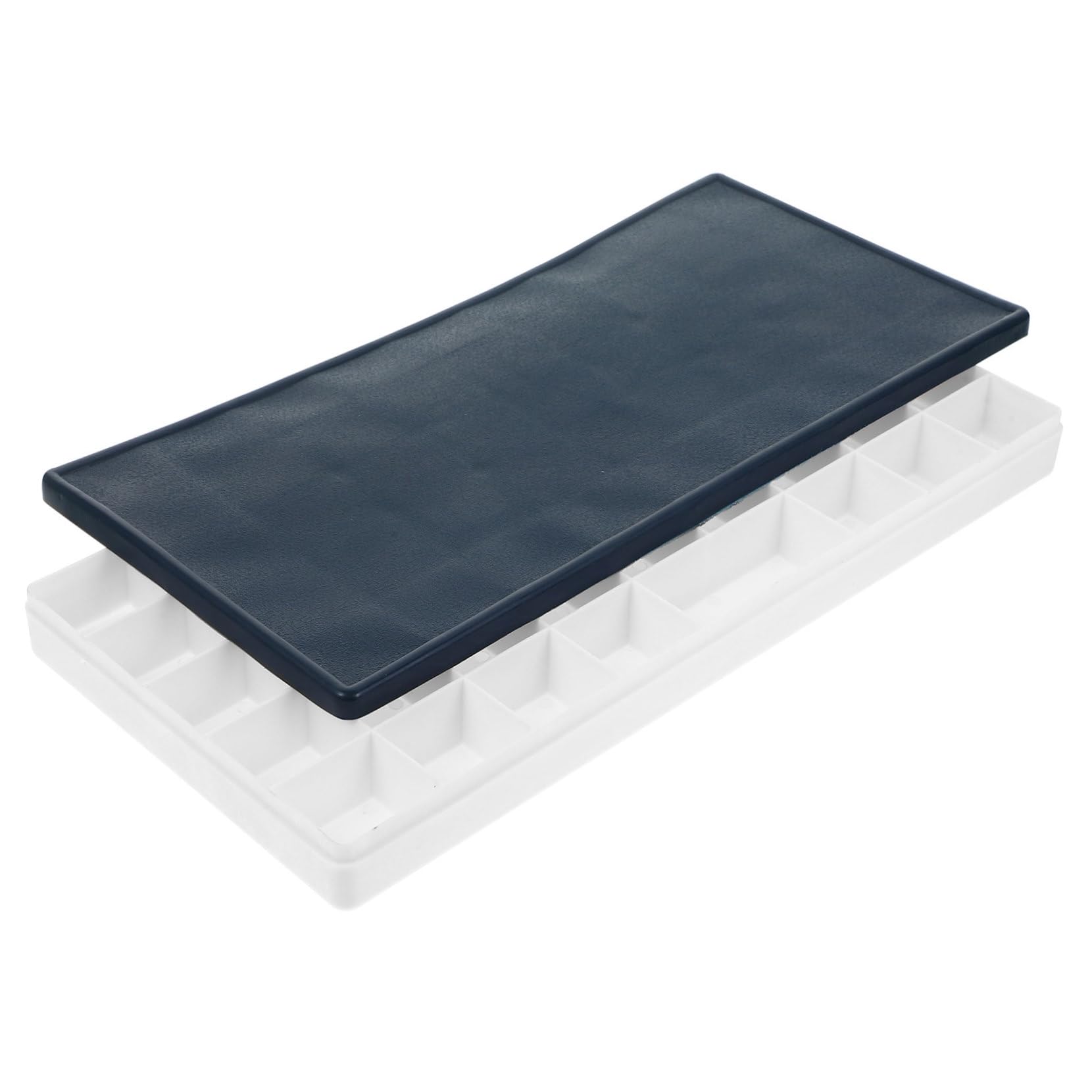 NAMOARLY Caja Bandejas De Acuarela Paleta De Acuarela Con Tapa Paleta De Acuarela De Viaje Cuaderno Felpa Bandejas Plásticas Postura Positiva Reemplazar Polipropileno De Plástico Escrito