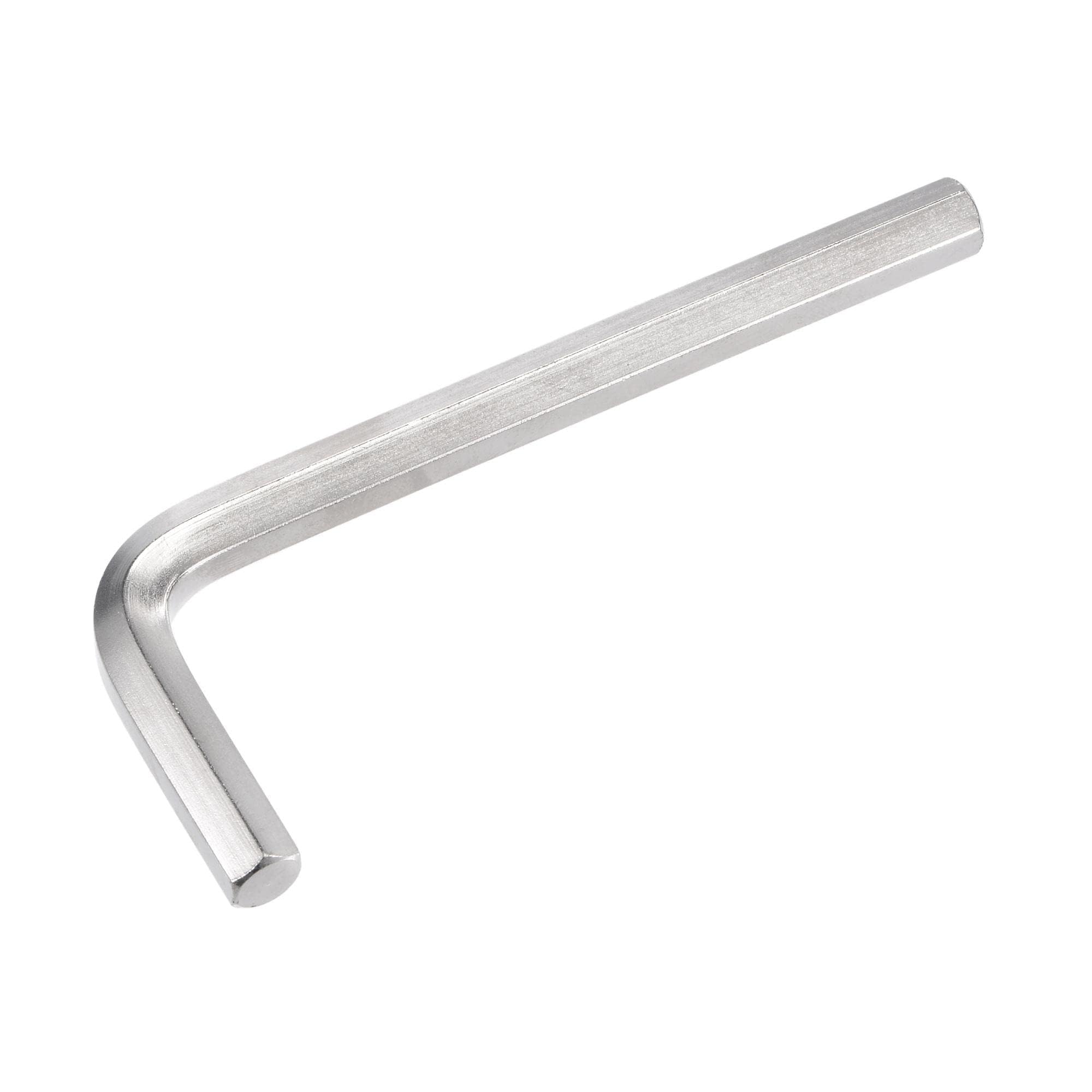 TOP-VIGOR 1Pcs 8mm Hex Key Wrench, Metric CR-V L Shaped Allen Key Imperial Hexagon Head Spanner Tool for Repairing Installation