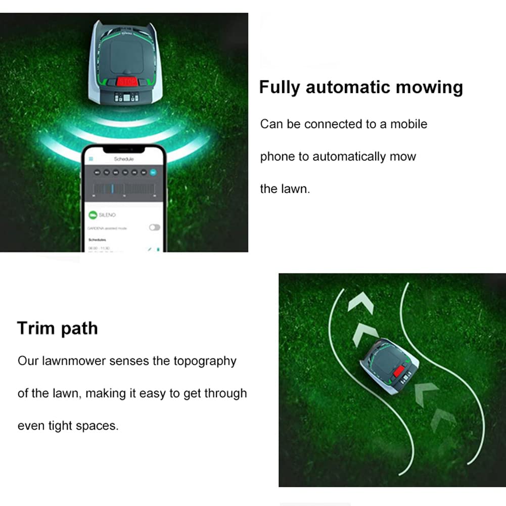 Generic Robot Tondeuse à Gazon Jusqu'à 1500m2 Pente 25% de Pente - Navigation Satellitaire Intelligente — vue 3