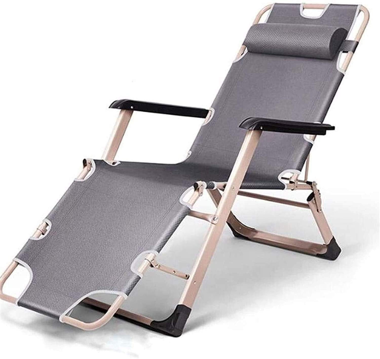 Chaise longue inclinable multiposition et lit de camping portable