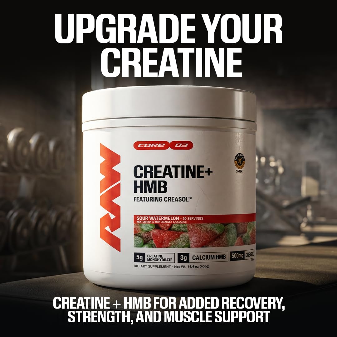 RAW Creatine + HMB Powder, Champion Mentality, 5g Creatine Monohydrate — Amazon image 6
