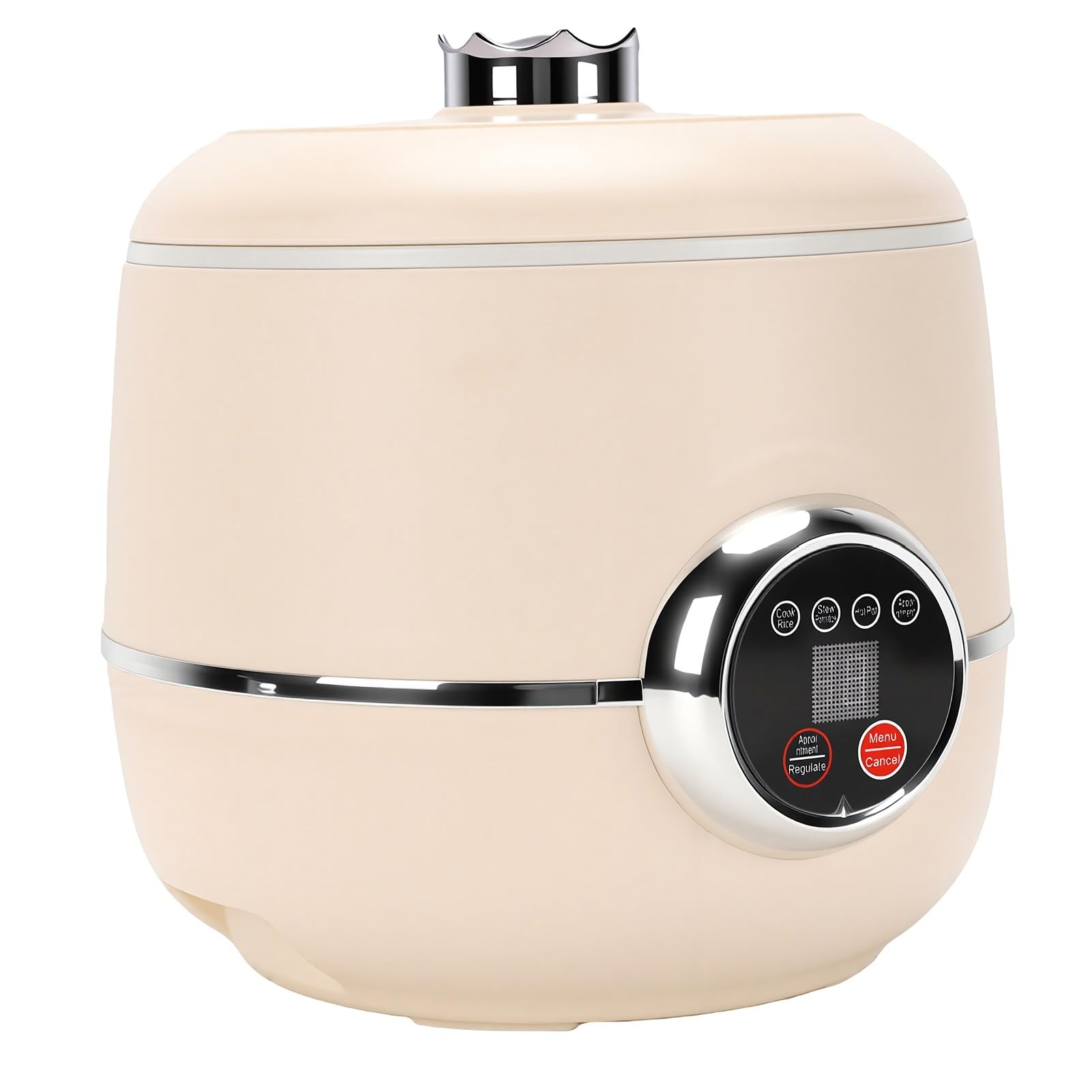 Mini Rice Cooker 1.6L dla 1-2 Osób z Nieprzywierającym Garnkiem i Timerem