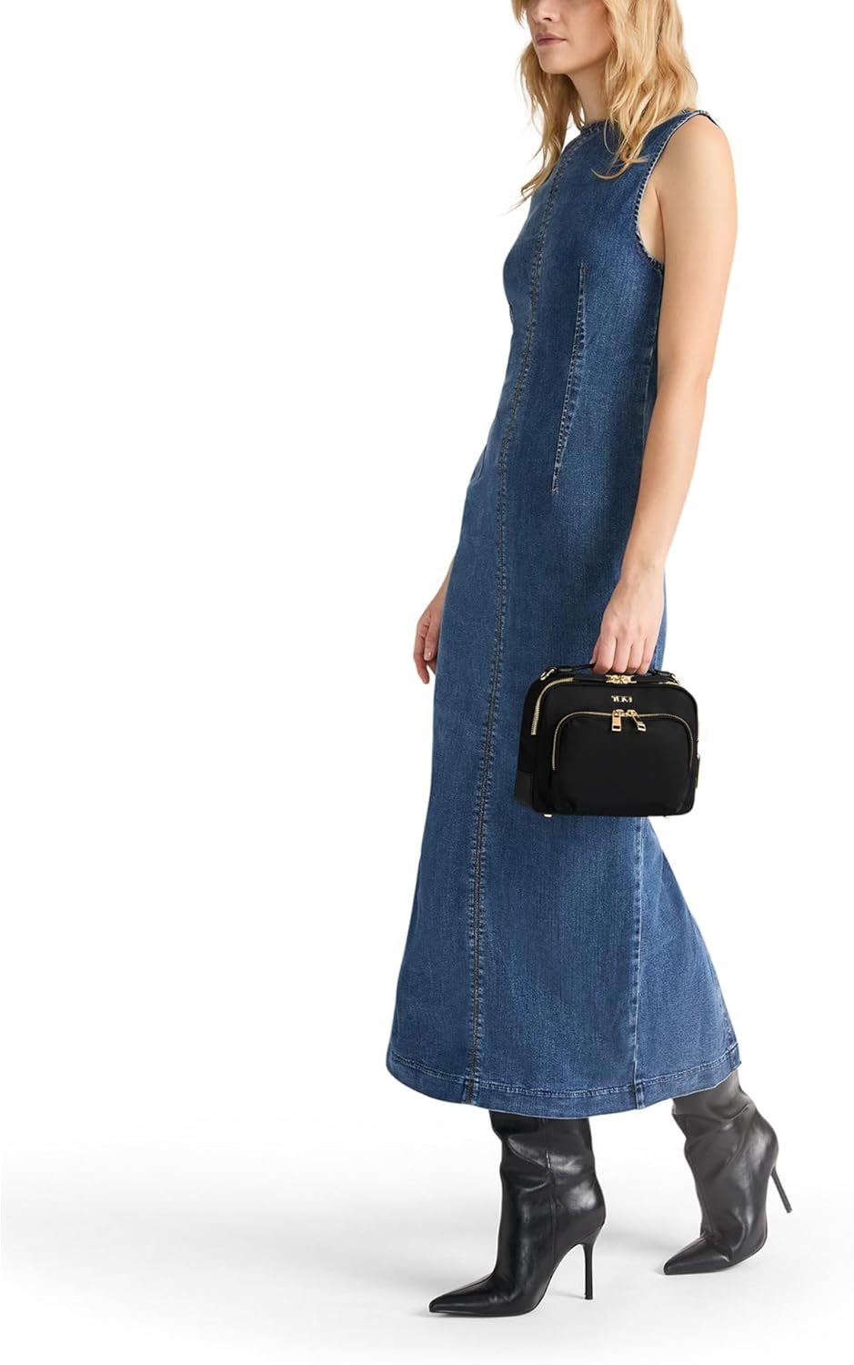 TUMI - Voyageur Teghan Crossbody - Women's Compact Everyday Purse with Leather Trim