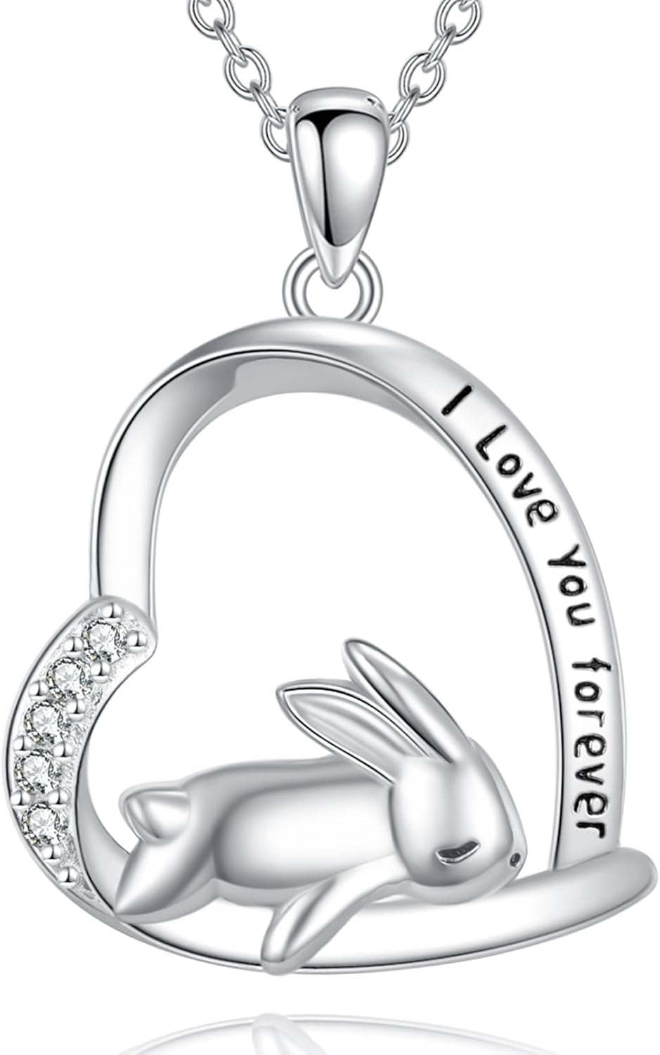 LUHE Animal Necklace for Women Sterling Silver Animal Pendant Necklace Cute Jewelry Gifts for Women