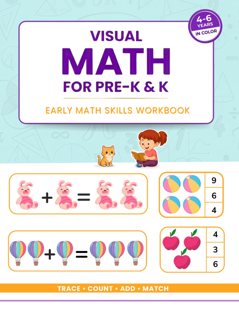 Gentle Visual Math for Pre-K & K: Visual Early Math Skills Workbook