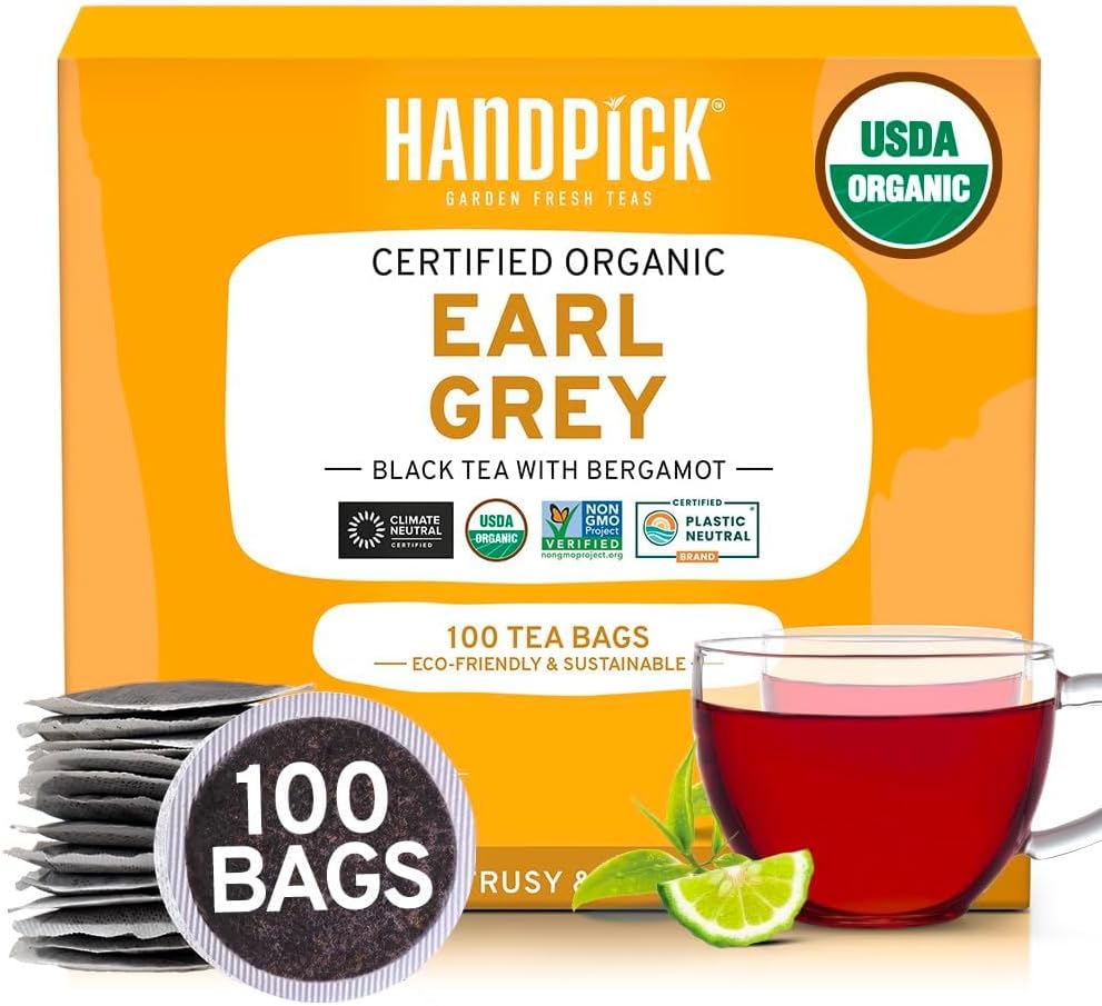 Allegro Tea, Organic Decaf Black Tea Bags, 20 ct Grocery Tea Sampler Grocery