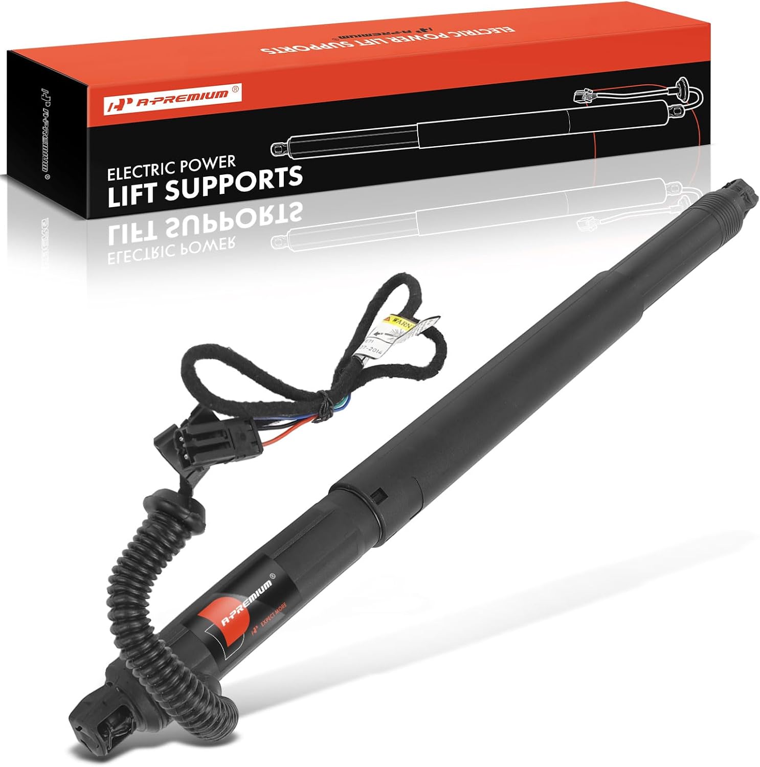 A-Premium Rear Left Tailgate Power Lift Support Shock Strut Compatible with BMW E71 E72 X6 2007-2014 Sport Utility
