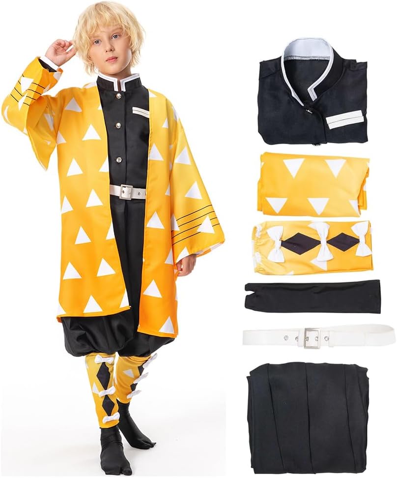 Gonriya Kids Cosplay Cloak Set with Belt Earrings Props