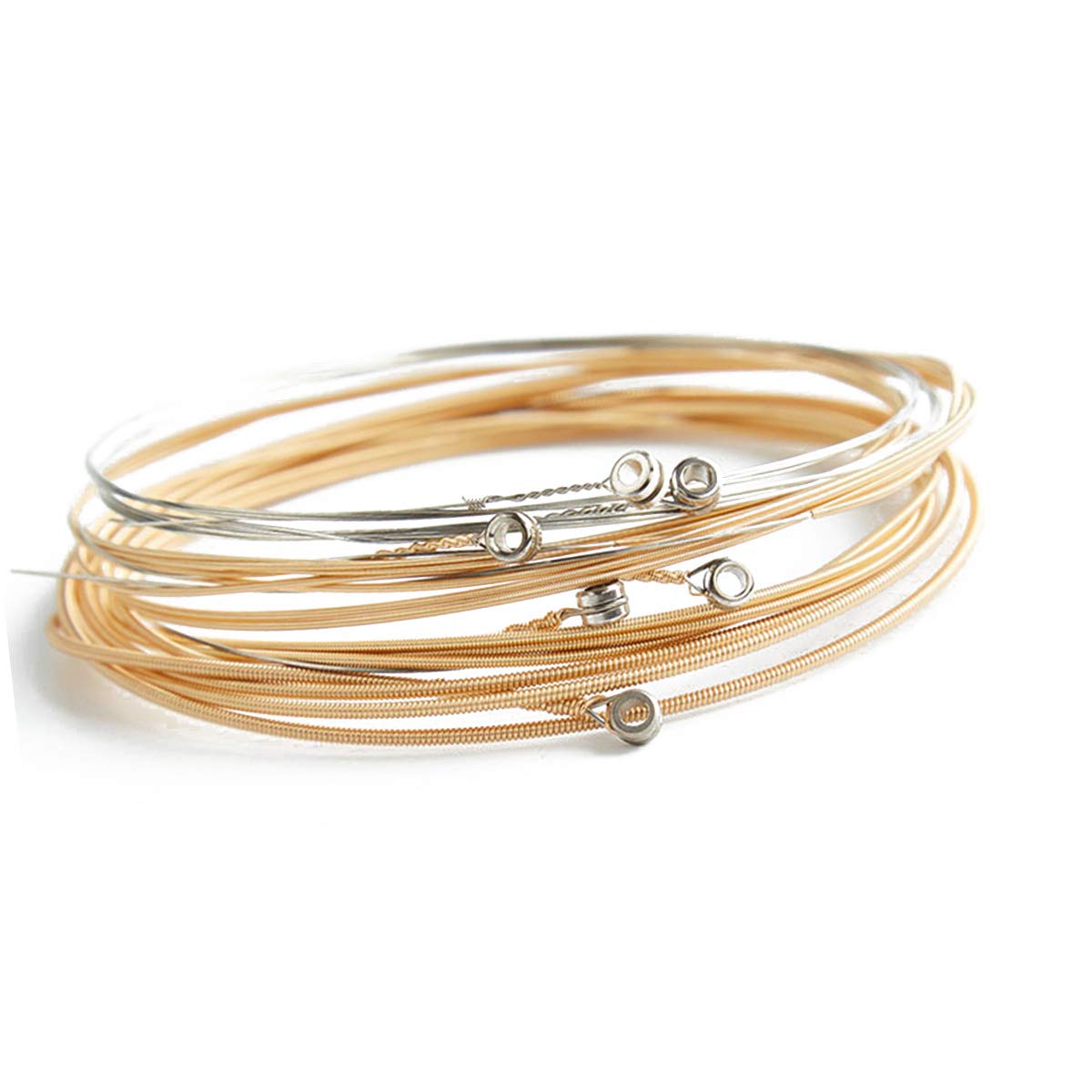 Acoustic Guitar Strings Bulk Light Tension 6 Guitar Strings Replacement