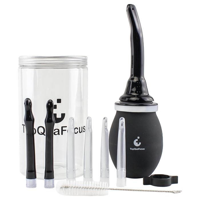 Buy TopQuaFocus Large Enema Bulb Kit 420ml Douche Bulb Kit Various
