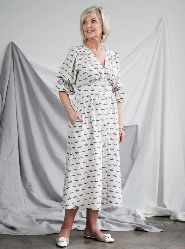 Style Arc Sewing Pattern - Belle Woven Dress (Sizes 10-22)