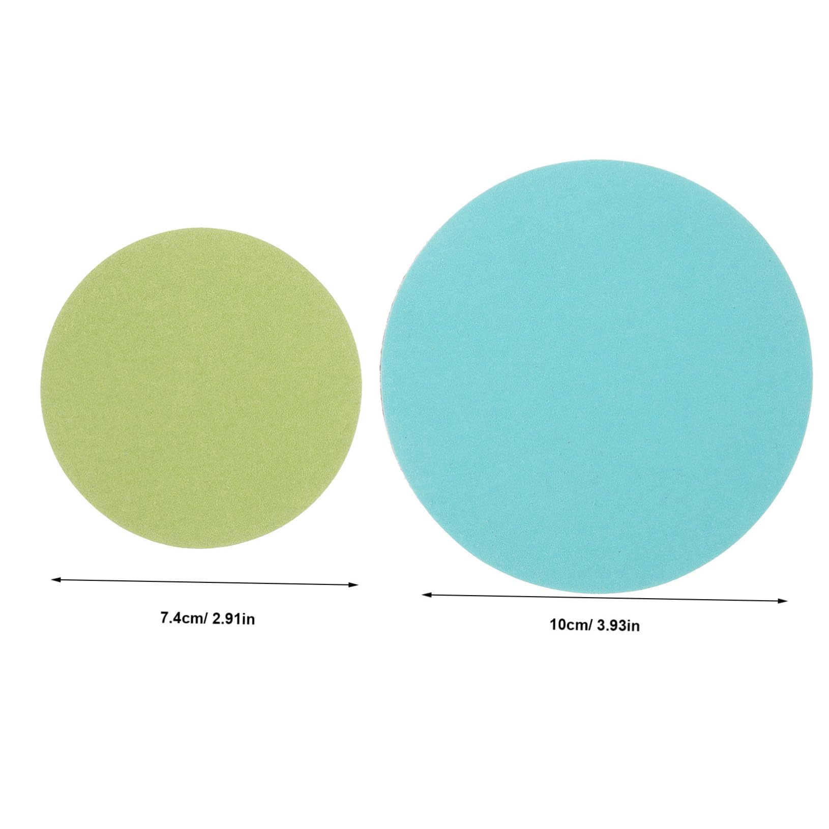 Mikikit 8pcs Sponge Sanding Paper for Bowling Balls Sanding Pads for Polishing Dust-Free Cleaning Pad